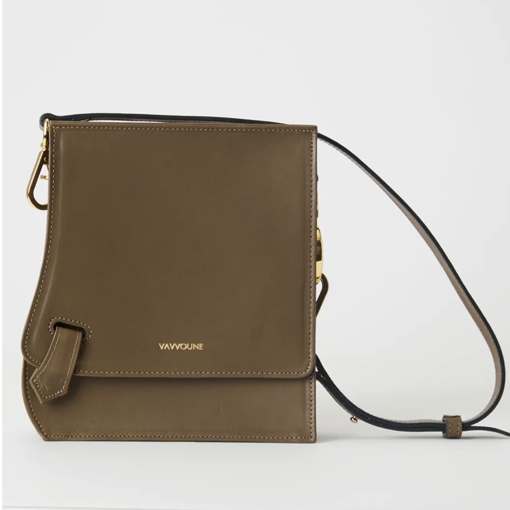 Vavvoune Olive hand bag / cross body bag.
